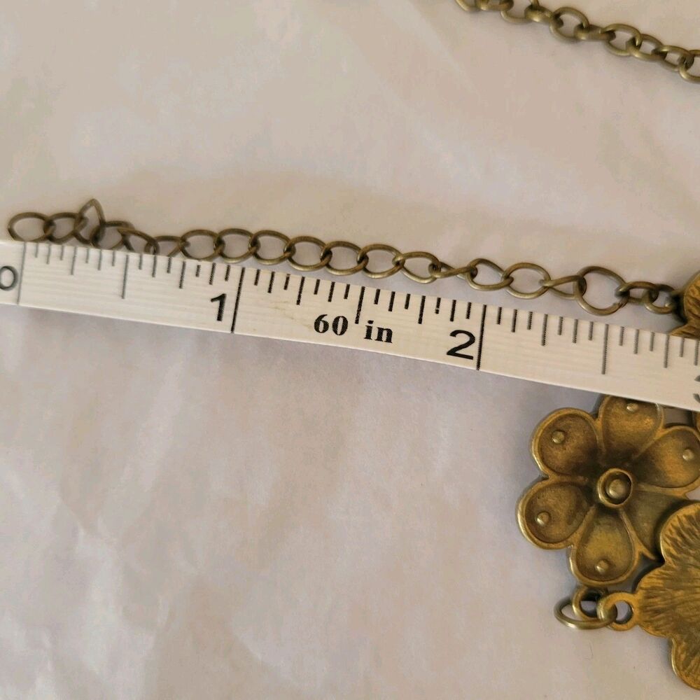 Lot of 4 Boho Choker Necklaces Copper Bronze Gold Colors - Picture 13 of 16